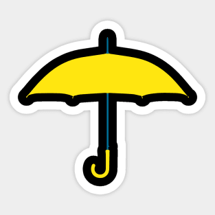 HIMYM Ted Mosby himym Yellow Umbrella Sticker